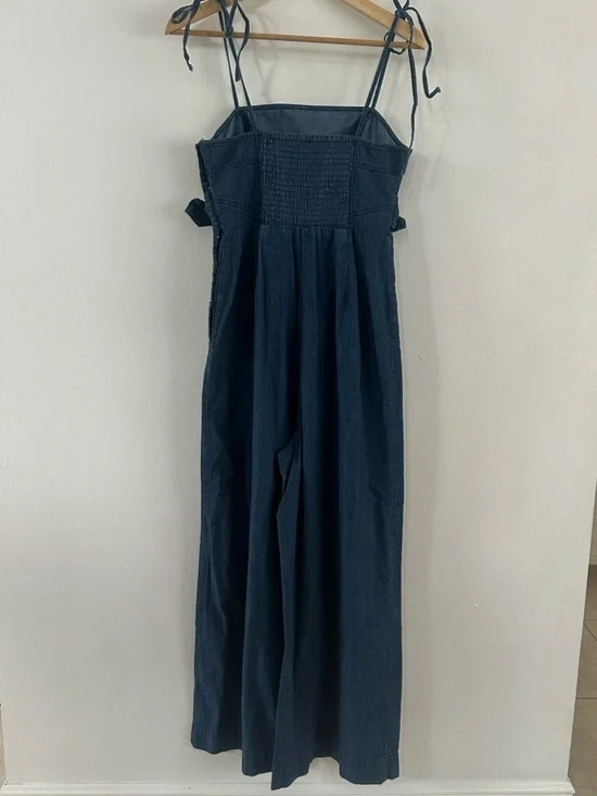 Free People Textured Black Smocked Waist Skirt - Picture 5 of 5